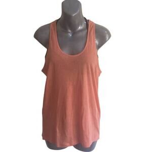NEW Stella McCartney Coral Orange Silk Blend Tank Top 36
